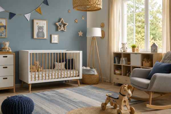 Quelles idées créatives pour une chambre bébé garçon ?