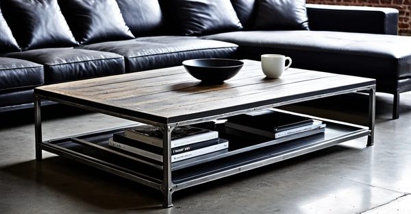 Table basse et mobilier métal pour loft : style industriel et modernité